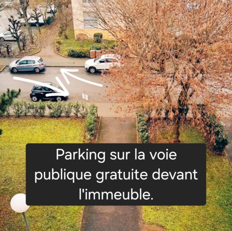 Logement Dans Residence - A 10 Km Du Centre Ville Et A 5 Minute Du Parlement Europeen Avec Parking Gratuit Hoenheim المظهر الخارجي الصورة